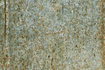 old painted rusty metal sheet background