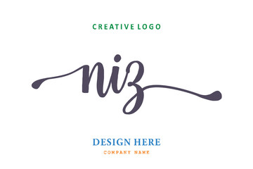 NIZ lettering logo is simple, easy to understand and authoritative