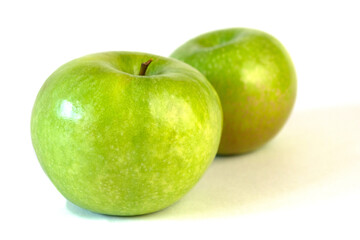 green apple isolated on white background