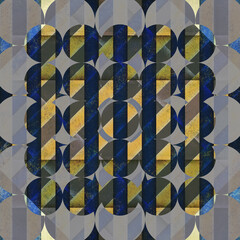 Naklejka premium Modern abstract background with circles texture