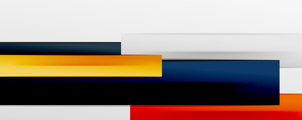 Multicolored lines background. Design template for business or technology presentations, internet posters or web brochure covers