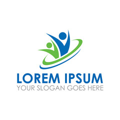 family vector , partnership logo vector