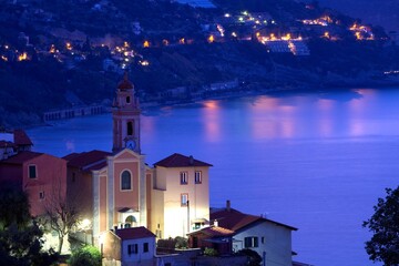 La chiesa di Mortola inferiore 