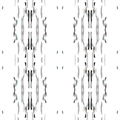 Hand Drawn, Paint Texture. Shibori Ornament.