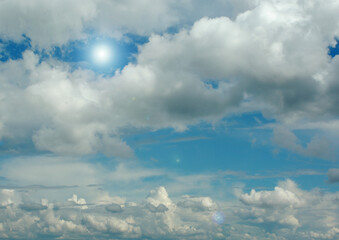 Cloudy sky background