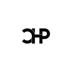 chp letter original monogram logo design