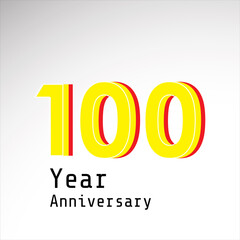 150 Year Anniversary Celebration Yellow Color Vector Template Design Illustration