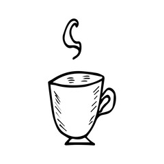 coffee doodle artb 1 food ww dd isilated