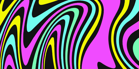 Abstract trippy colorful background with optical illusion