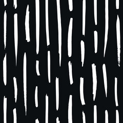 Minimalistic Scandinavian monochrome seamless pattern. Simple and clean abstract design. 