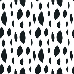 Minimalistic Scandinavian monochrome seamless pattern. Simple and clean abstract design. 