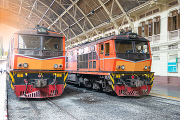 Obraz premium Hua Lamphong station is the main railway station in Bangkok