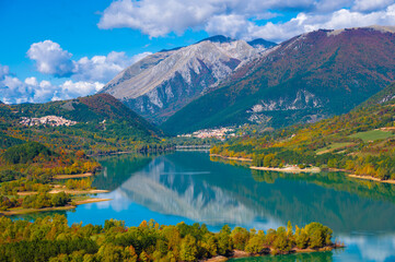 National Park of Abruzzo, Lazio and Molise (Italy) - The autumn with foliage in the mountain...