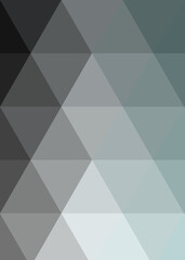 Abstract color Low-Polygones Generative Art background illustration