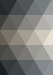 Obraz premium Abstract color Low-Polygones Generative Art background illustration