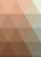 Abstract color Low-Polygones Generative Art background illustration