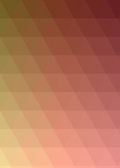 Abstract color Low-Polygones Generative Art background illustration