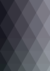 Abstract color Low-Polygones Generative Art background illustration