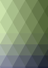 Abstract color Low-Polygones Generative Art background illustration