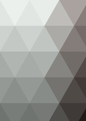 Abstract color Low-Polygones Generative Art background illustration