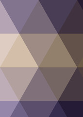 Abstract color Low-Polygones Generative Art background illustration