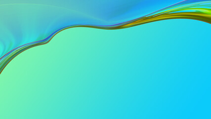 Abstract gradient background with transparent blue shape.