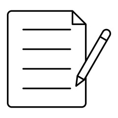 Obraz premium Vector Compose Outline Icon Design
