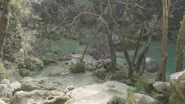 Polylimnio Waterfalls, Peloponnes, Greece
