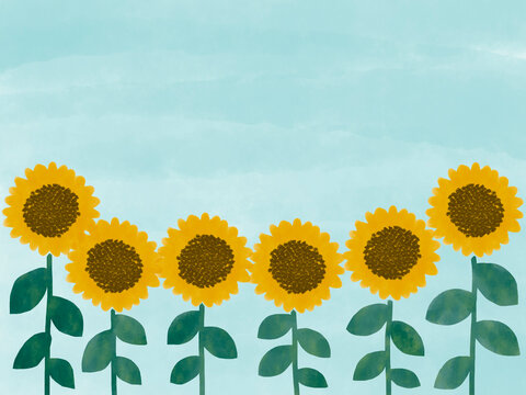7 0 Best ひまわり畑 青空 Images Stock Photos Vectors Adobe Stock