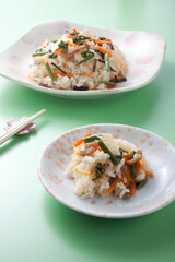 山菜炊き込みご飯