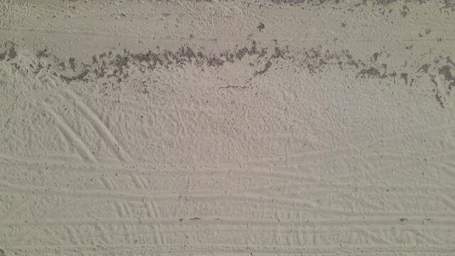 4k overhead clip over a peninsula on  the tropical beach of Epanomi, Halkidiki, Greece