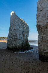 View of chalk cliffs at Botany Bay near Broadstairs in Kent
