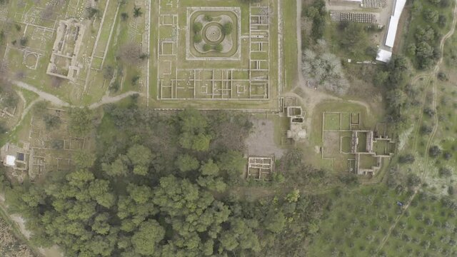 Aerial, Ancient Olympia, Peloponnes, Greece