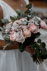 wedding bouquet of roses