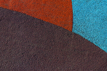 Color outdoor sports flooring texture