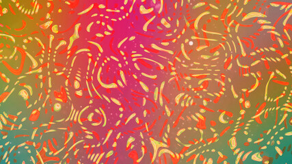 Fototapeta na wymiar Gradient background with abstract multicolored pattern.