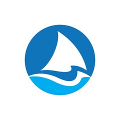 Shark fin logo design