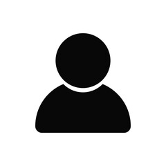 Profile icon vector. User sign, avatar symbol.