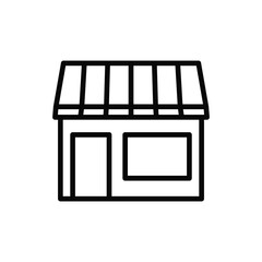 Store icon vector. Shop sign