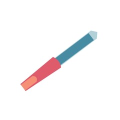 Steel Manicure peel Vector flat icon on a white background