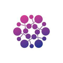 Molecule logo design