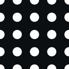 Seamless vector pattern with circles, ovals, shapes, lines. Minimalistic design