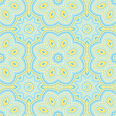 Fototapeta na wymiar Islamic ethnic geometric vector seamless ornament. Tile patchwork design. Abstract chinese motif. Ceramic print design. Geometric shapes composition.