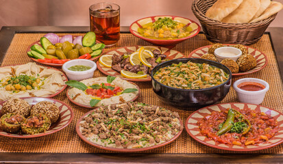 food in the restaurant