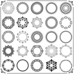 Vintage Set of Round Elements