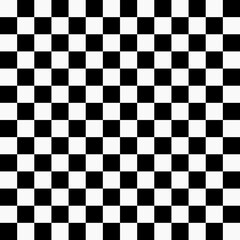 Chess Board 14x14. Vector Monochrome Checkered Pattern. Chessboard Race Pattern. Checker Squares Black And White color.