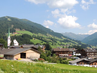Fototapeta na wymiar Alpbach, Austria. El pueblo más bonito del Tirol.