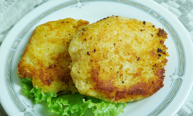 Corn  Cheddar Mashed Potato Fritters