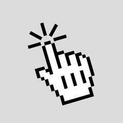 Web cursor, arrow mouse. Vector illustration