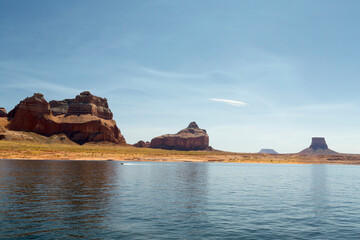 Lake Powell and the Glen Canyon in Utah and Arizona
